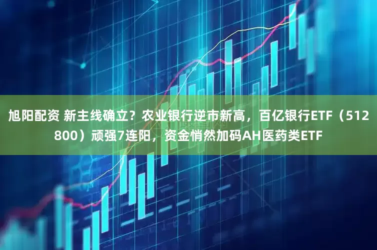 旭阳配资 新主线确立？农业银行逆市新高，百亿银行ETF（512800）顽强7连阳，资金悄然加码AH医药类ETF